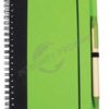 Custom-Two-Tone-Recycled-Notebook-With-Pen-1